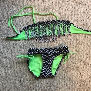 Justice Fringe bikini set!